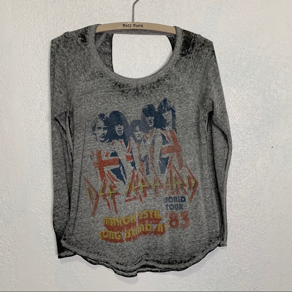 Trunk Ltd Def Leppard world tour graphic T-shirt